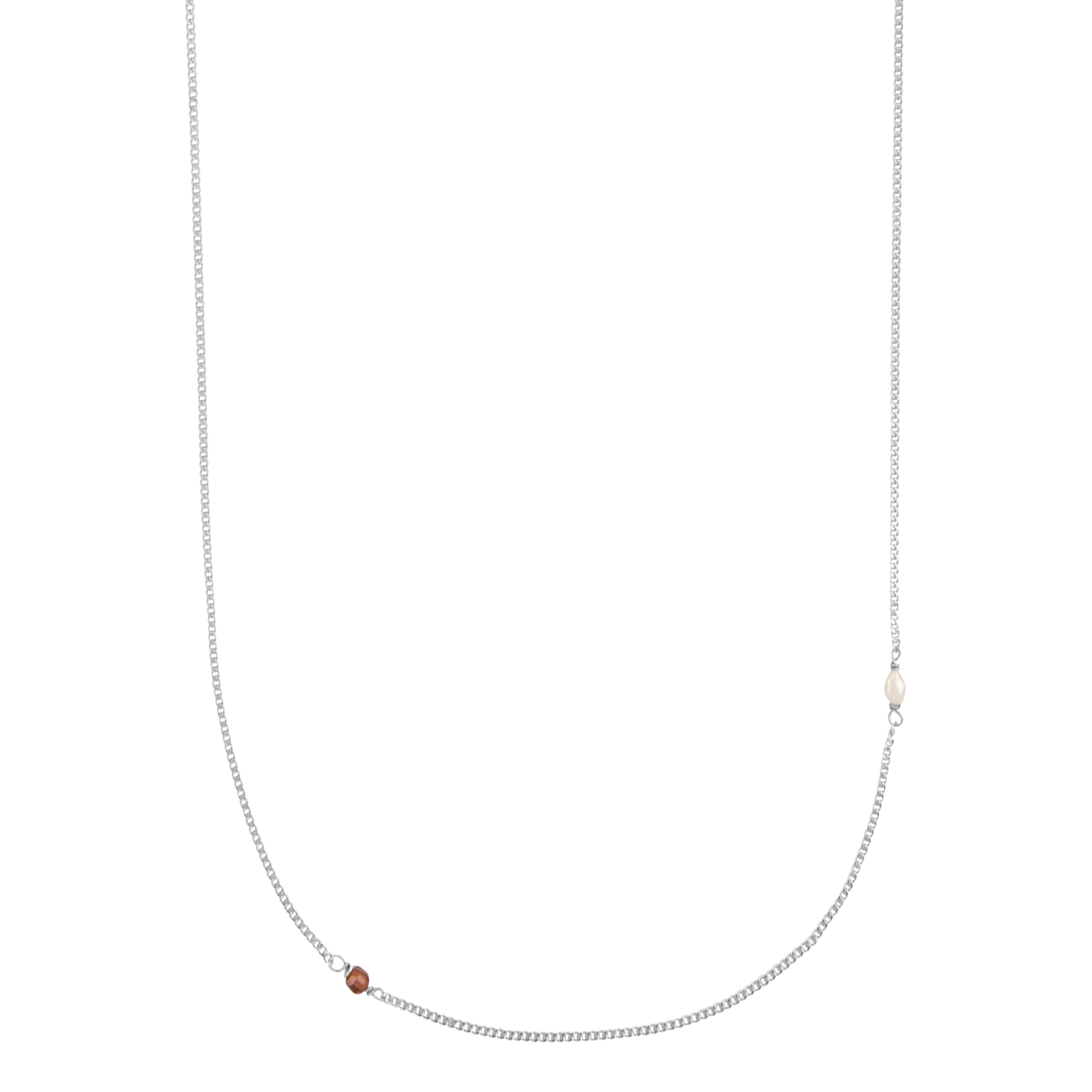 Elemental shortie Granaat (geboortesteen Januari) | Verguld en zilver
