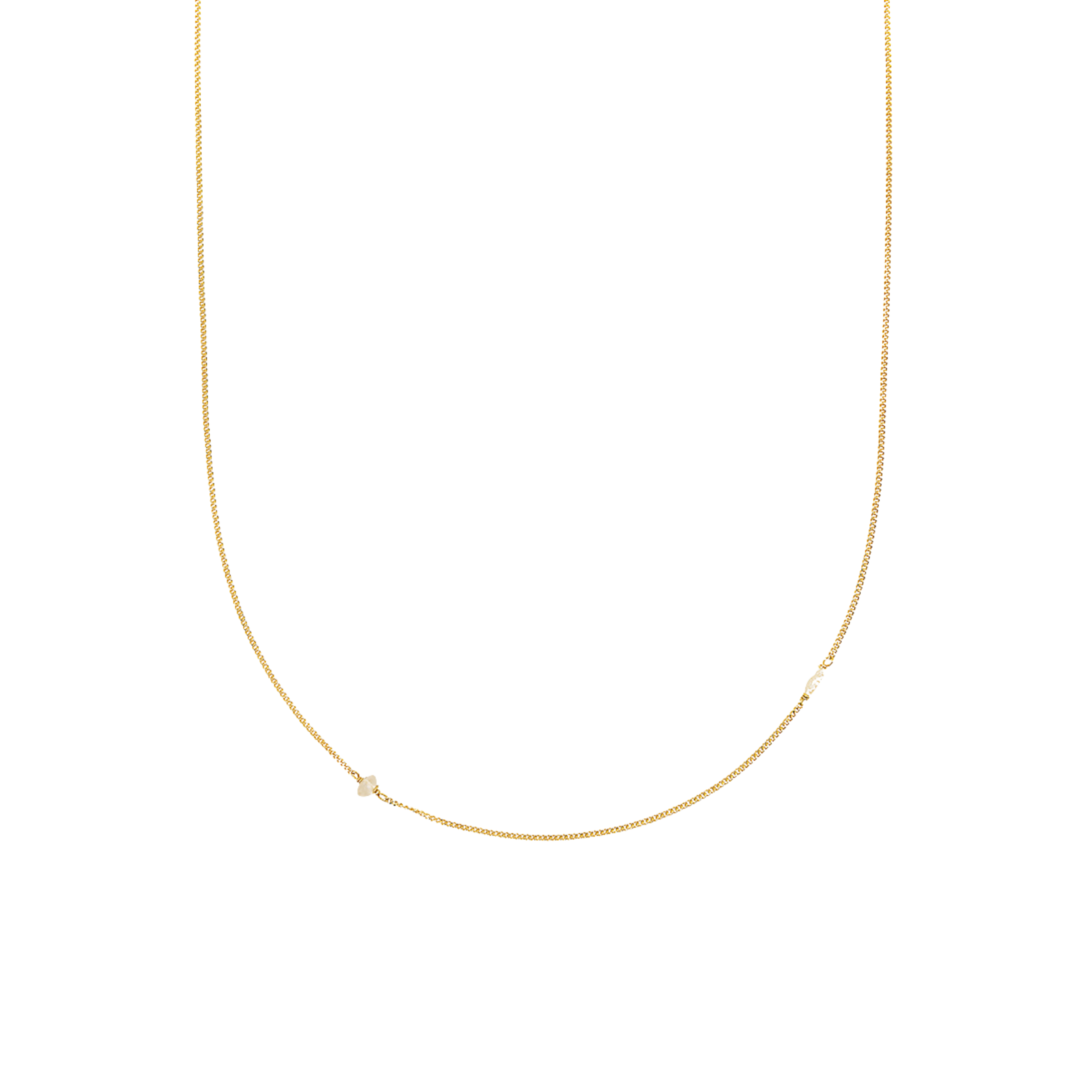 Elemental shortie Rozenkwarts | Verguld en zilver