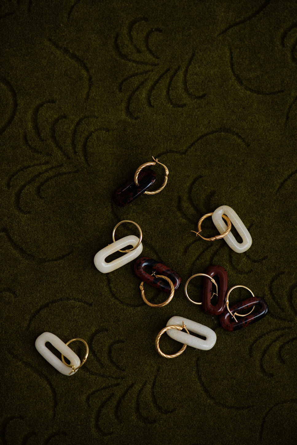 Oorbellen Forever Dreaming - Beige en Bruin