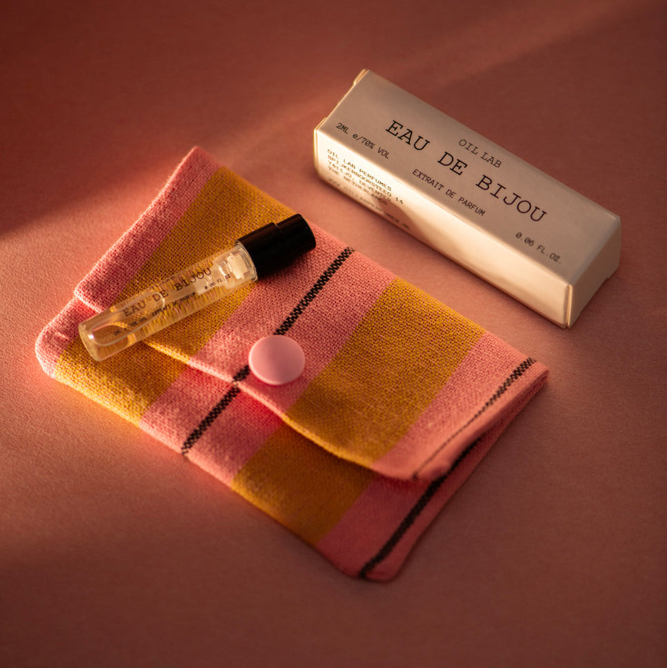 Bewaartasje Stripes & Eau de Bijou parfum