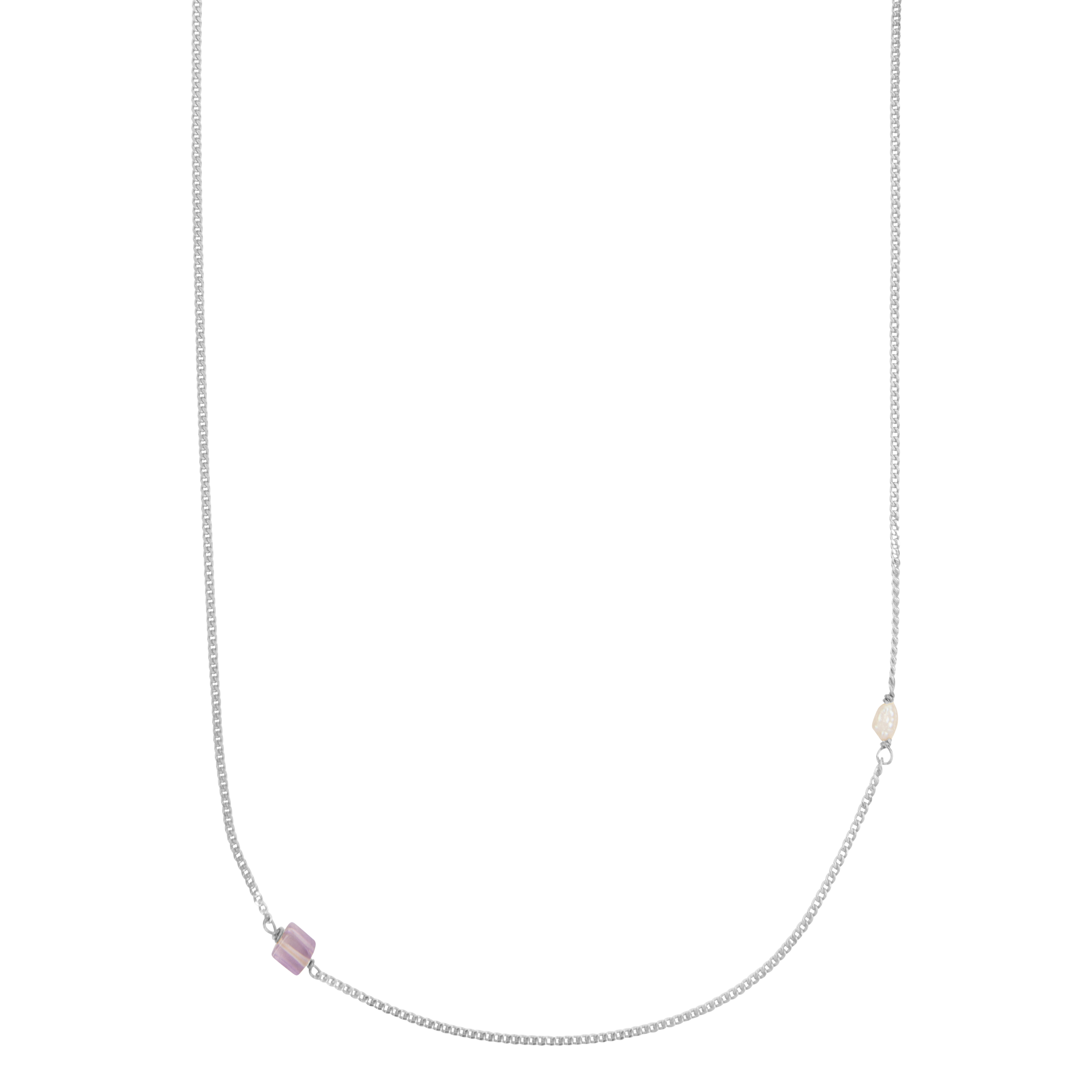 Elemental shortie Amethyst (geboortesteen Februari) |  Verguld en zilver