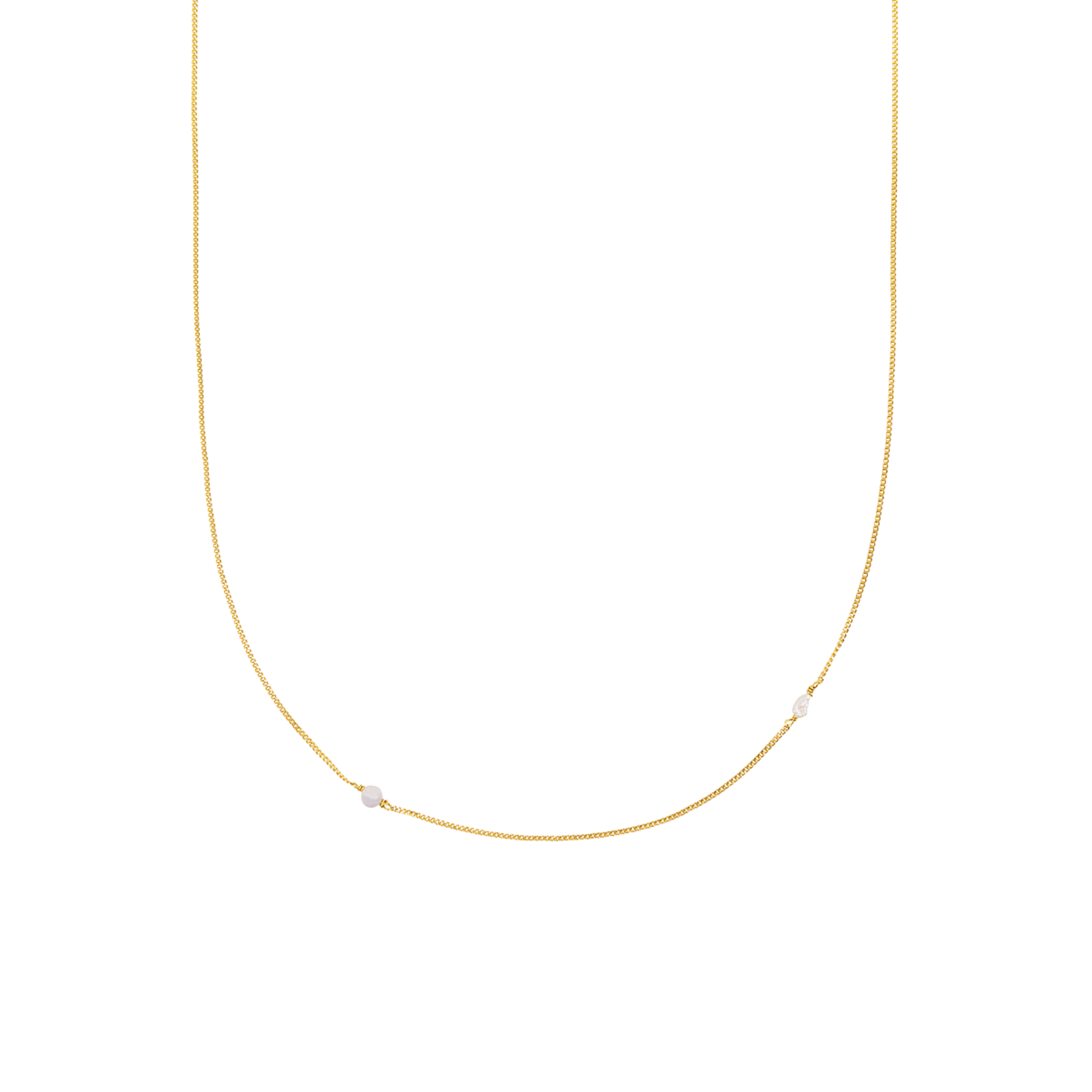 Elemental shortie Chalcedoon  |  Verguld en zilver