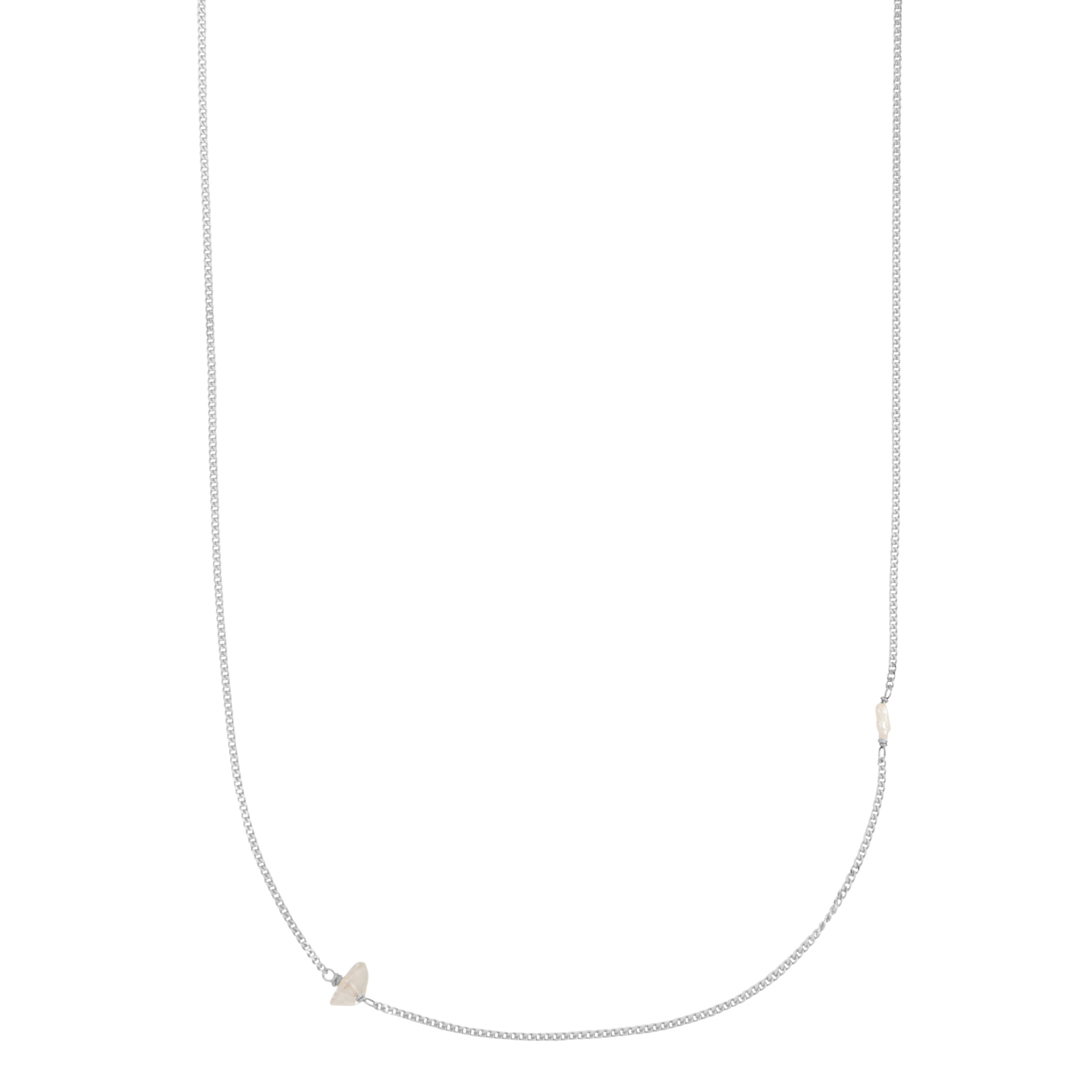 Elemental shortie Bergkristal (geboortesteen April) |  Verguld en zilver