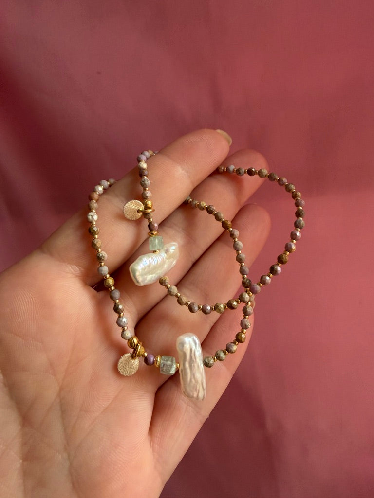 Armband Trouvailles - Soft Pastel - voor Vera