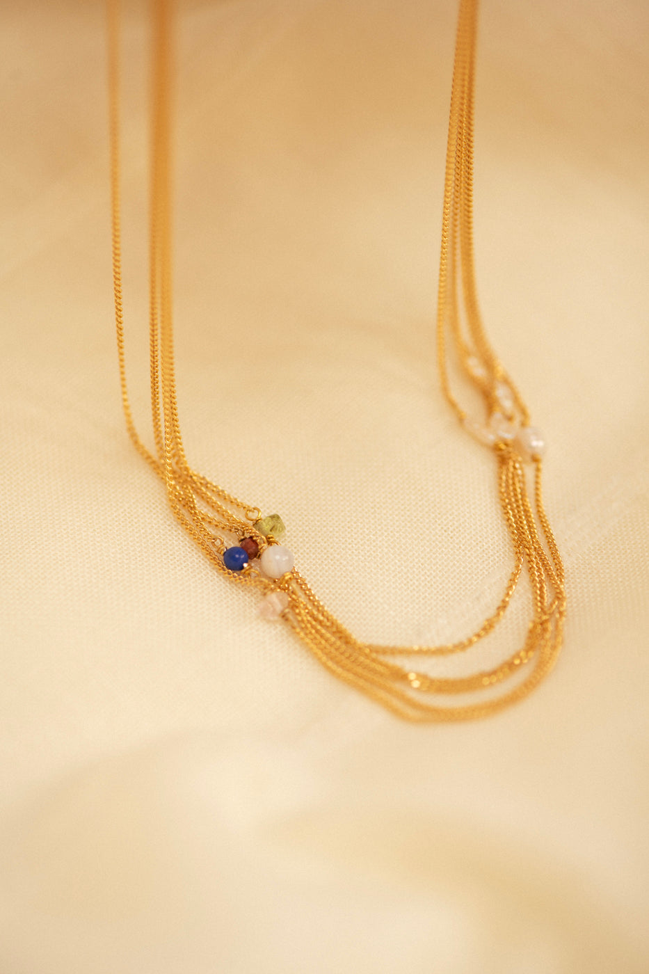 Elemental shortie Chalcedoon  |  Verguld en zilver