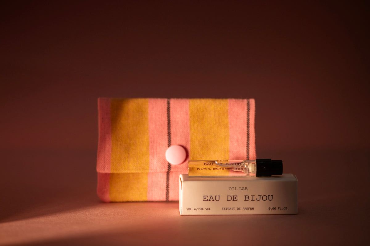 Bewaartasje Stripes & Eau de Bijou parfum
